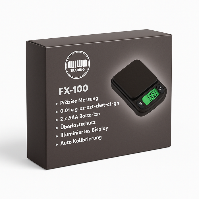 Digitale Feinwaage FX-100 – WIWA Trading