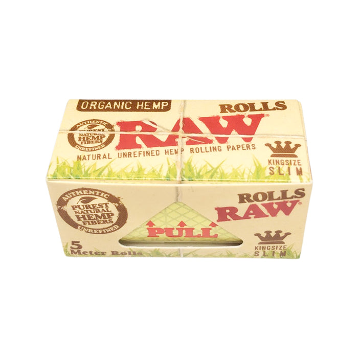 Raw Organic Hemp King Size 5 Meter Rolls