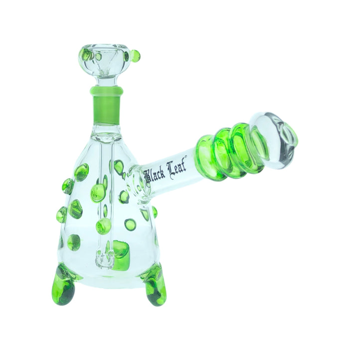 Black Leaf Mini Glasbong
