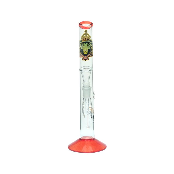 Zylinderbong Glas SmoKing Rastalöwe