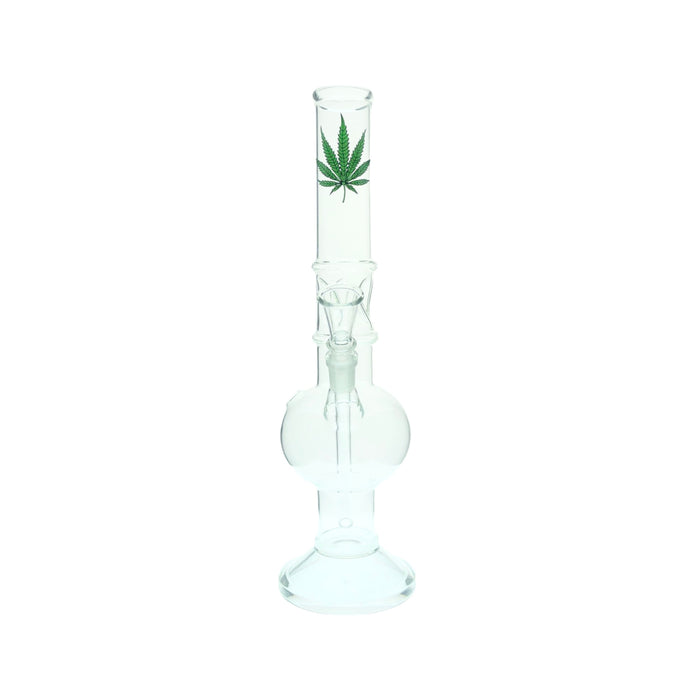 Kugelbong Glas Weed Leaf