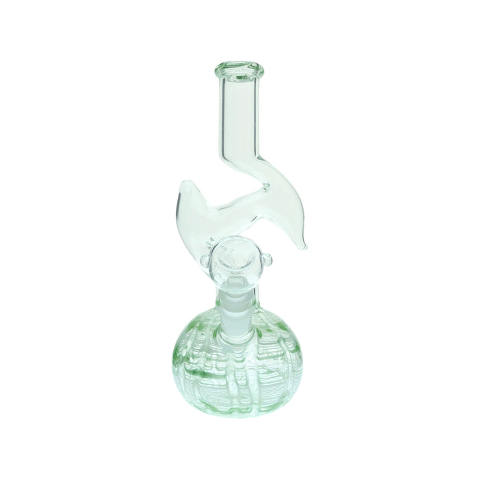 Kugelbong Glas mit Zigzag