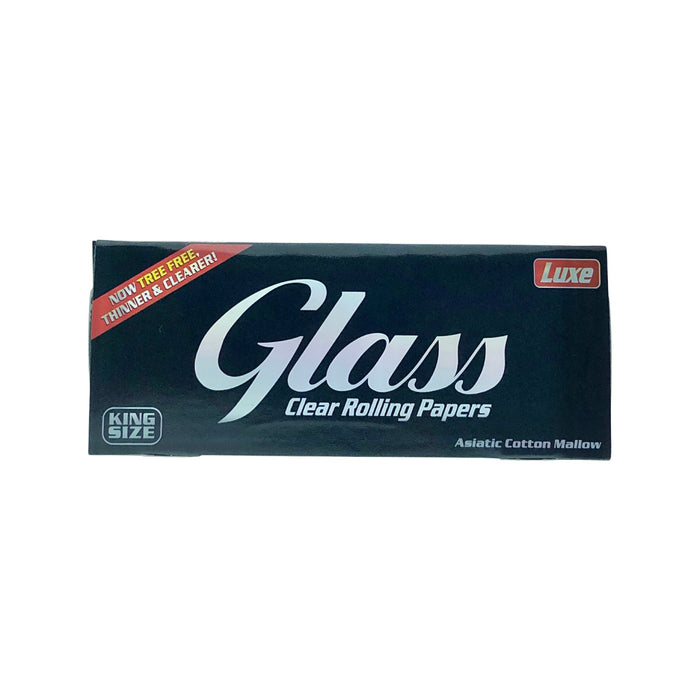 Luxe Glass Clear Rolling Papers King Size