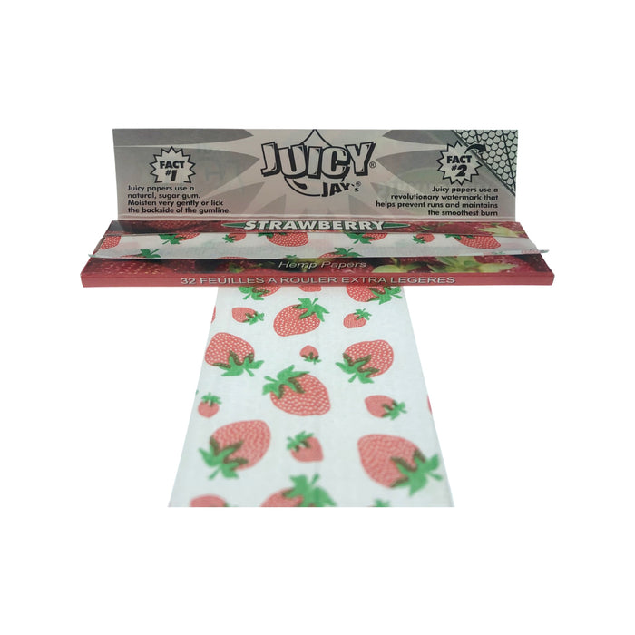 Juicy Jays King Size Slim Papers Strawberry