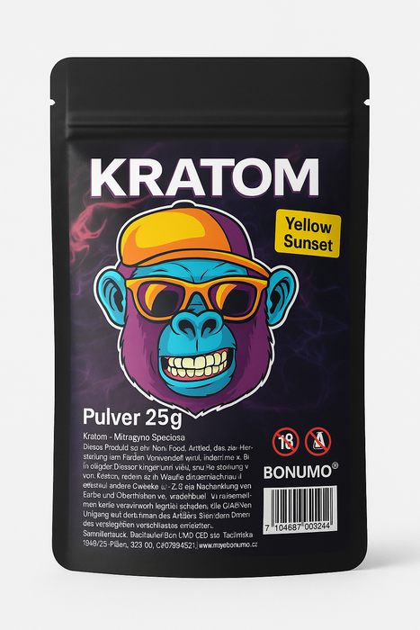 Kratom Yellow Sunset – Premium Qualität (25 g Pulver)