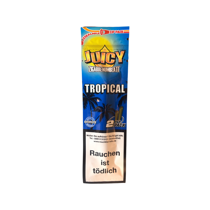 Juicy Jay's Blunt 2x Tabakblatt Tropical