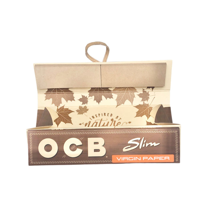 OCB Slim Virgin Papers + Filter Roll Kit