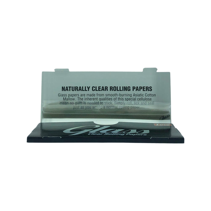 Luxe Glass Clear Rolling Papers King Size