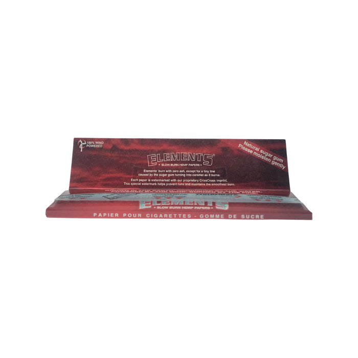 Elements Red King Size Slim Papers