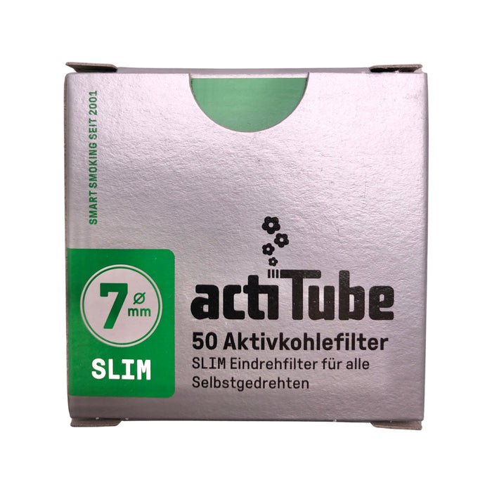 actiTube Aktivkohlefilter 7mm, 50 Stück