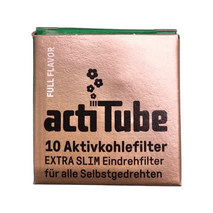 actiTube Slim Aktivkohlefilter, 6mm, 10 Stück