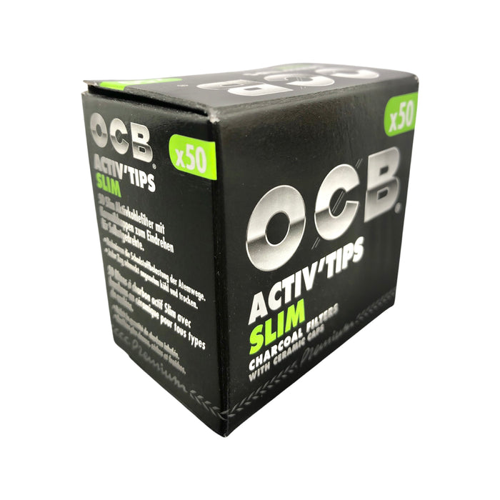 OCB Aktivkohlefilter 7mm, 50 Stück