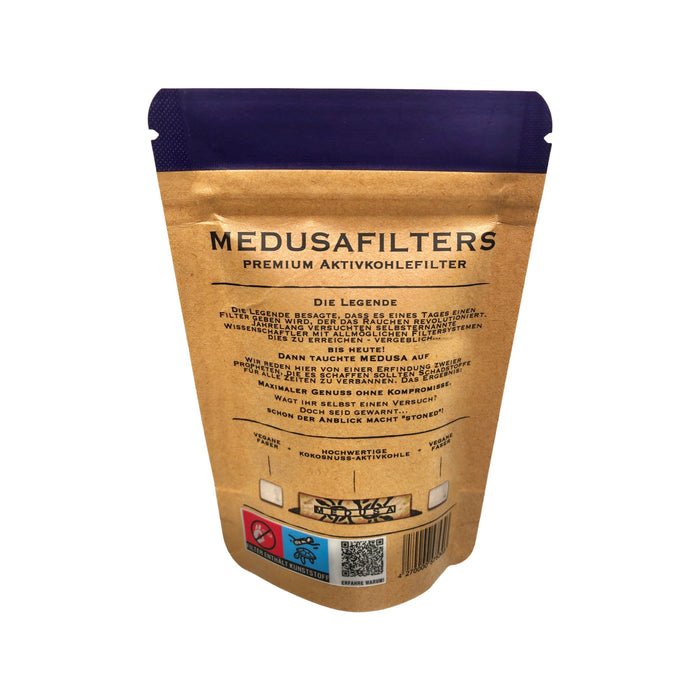 Medusa Aktivkohlefilter 6mm, 50 Stück