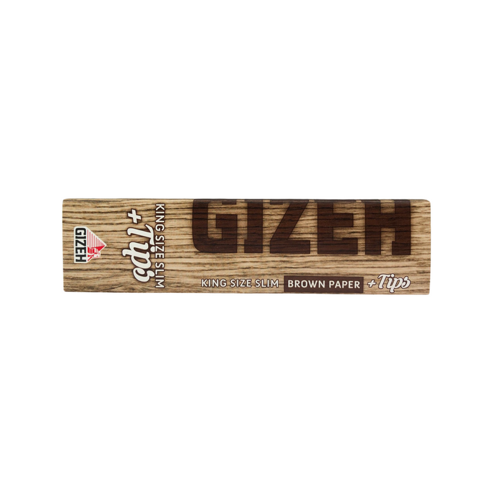 Gizeh King Size Brown Papers + Tips
