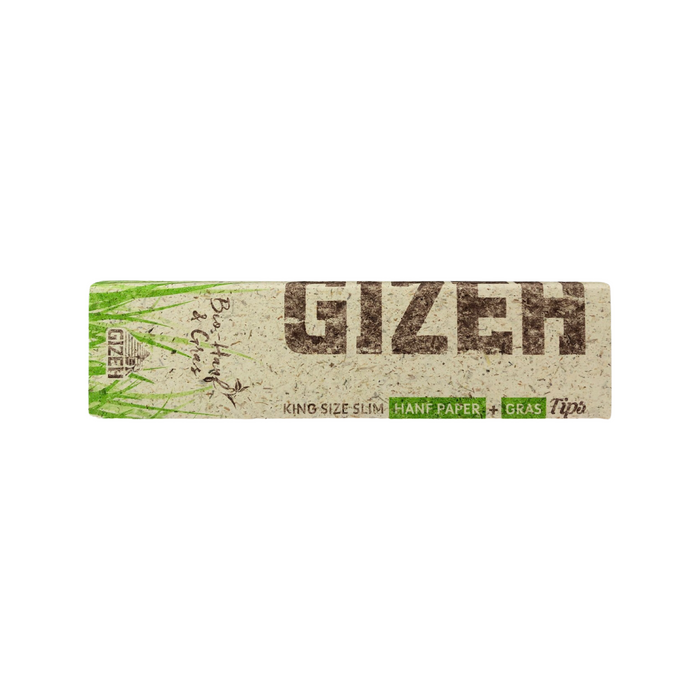 Gizeh King Size Hanf Papers + Gras Tips