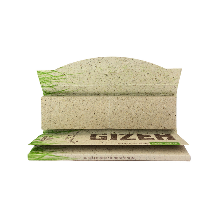 Gizeh King Size Hanf Papers + Gras Tips