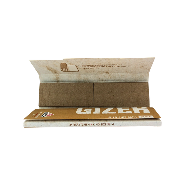 Gizeh King Size Pure Papers + Tips