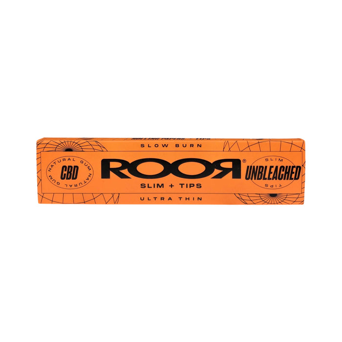 Roor King Size Unbleached Papers + Tips